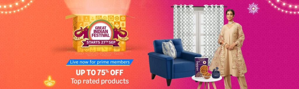 Amazon Great Indian Festival 2024: Minimum 60% Off on Amazon Brands & More!